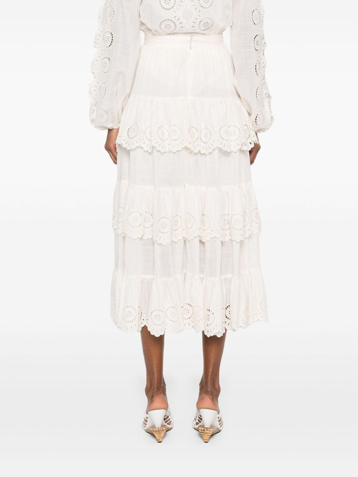 Zimmermann Skirts Ivory