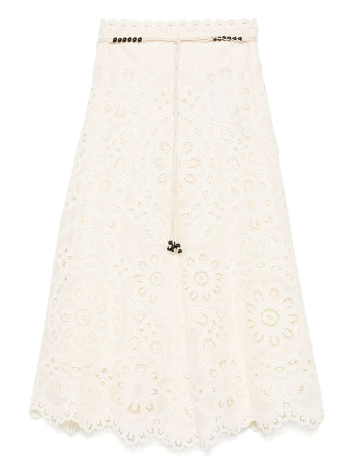 Zimmermann Skirts Ivory