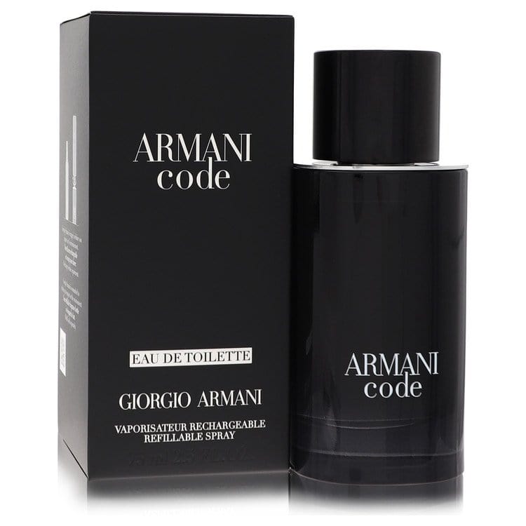 Perfume & Cologne 75 ml Eau De Toilette Spray Refillable Armani Code Eau De Toilette Spray Refillable By Giorgio Armani Brand