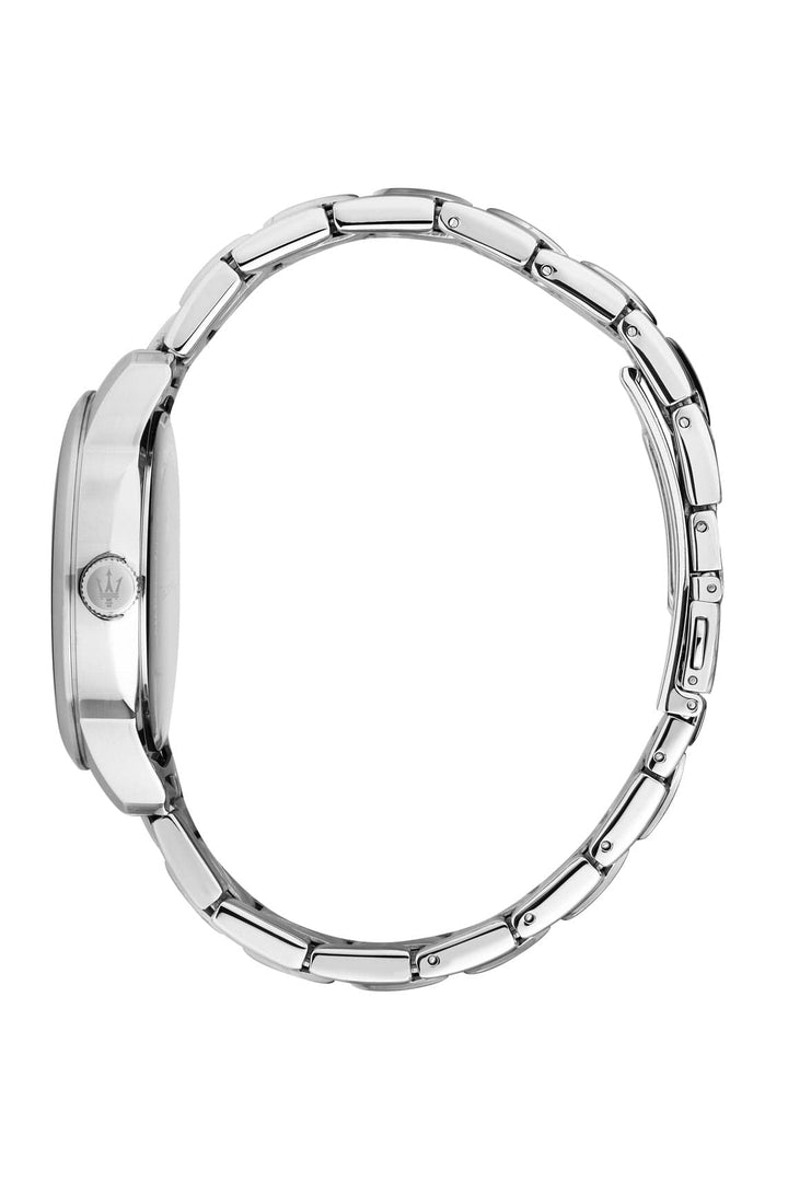 Watch Maserati Successo 42mm Blue Dial Two Tone Stainless Steel Strap Watch Brand