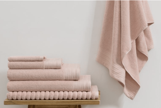 Bemboka Bath Towels Blush Bemboka Pure Cotton Bath Towels Jacquard Bemboka Pure Cotton Bath Towels Jacquard Brand