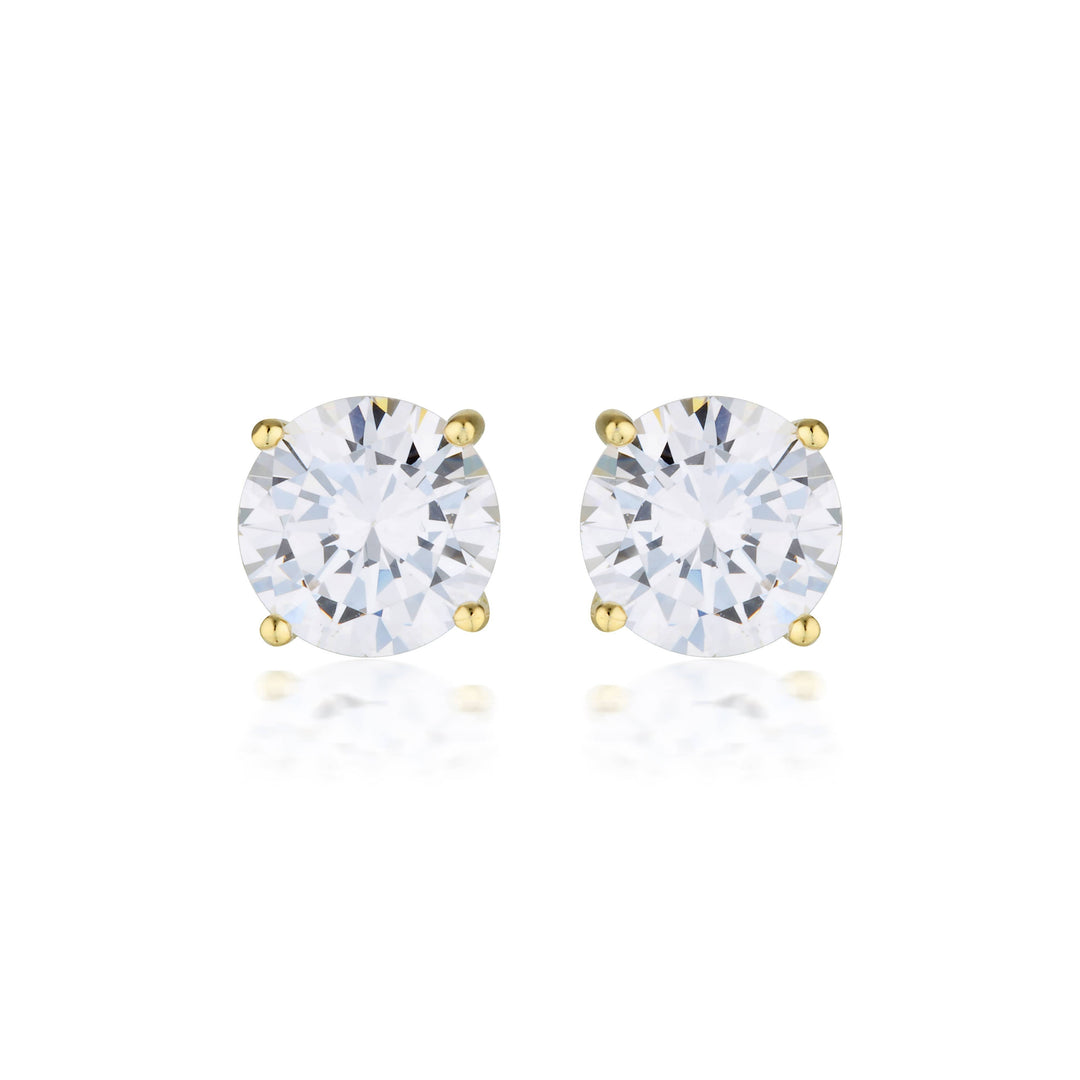 Georgini Earrings Georgini Gold Moissanite Studs 3tcw In 9ct Yellow Gold Georgini Gold Moissanite Studs 3tcw In 9ct Yellow Gold Brand