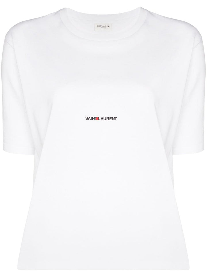 Saint Laurent Topwear L Saint Laurent  T-shirts and Polos White Saint Laurent  T-shirts and Polos White at Italian Luxury Group Brand