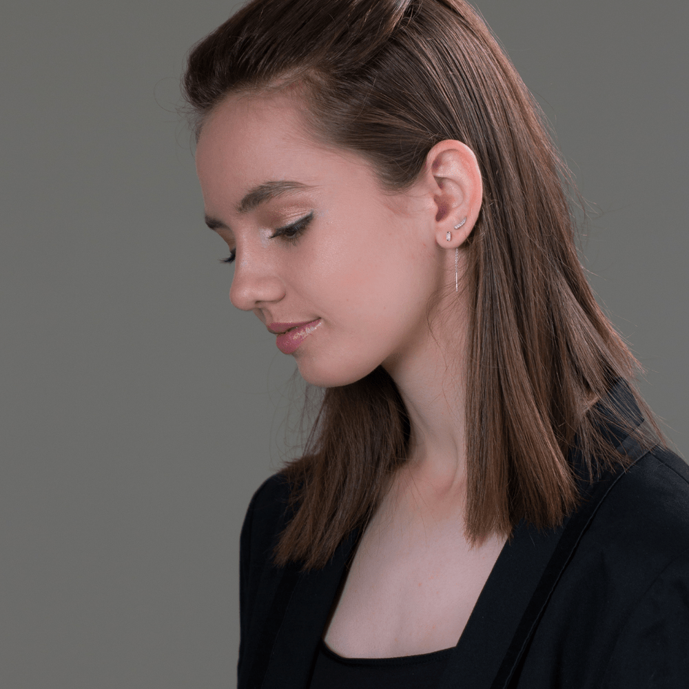 Georgini Earring Georgini The Layered Edit Tatu Earring Silver Brand