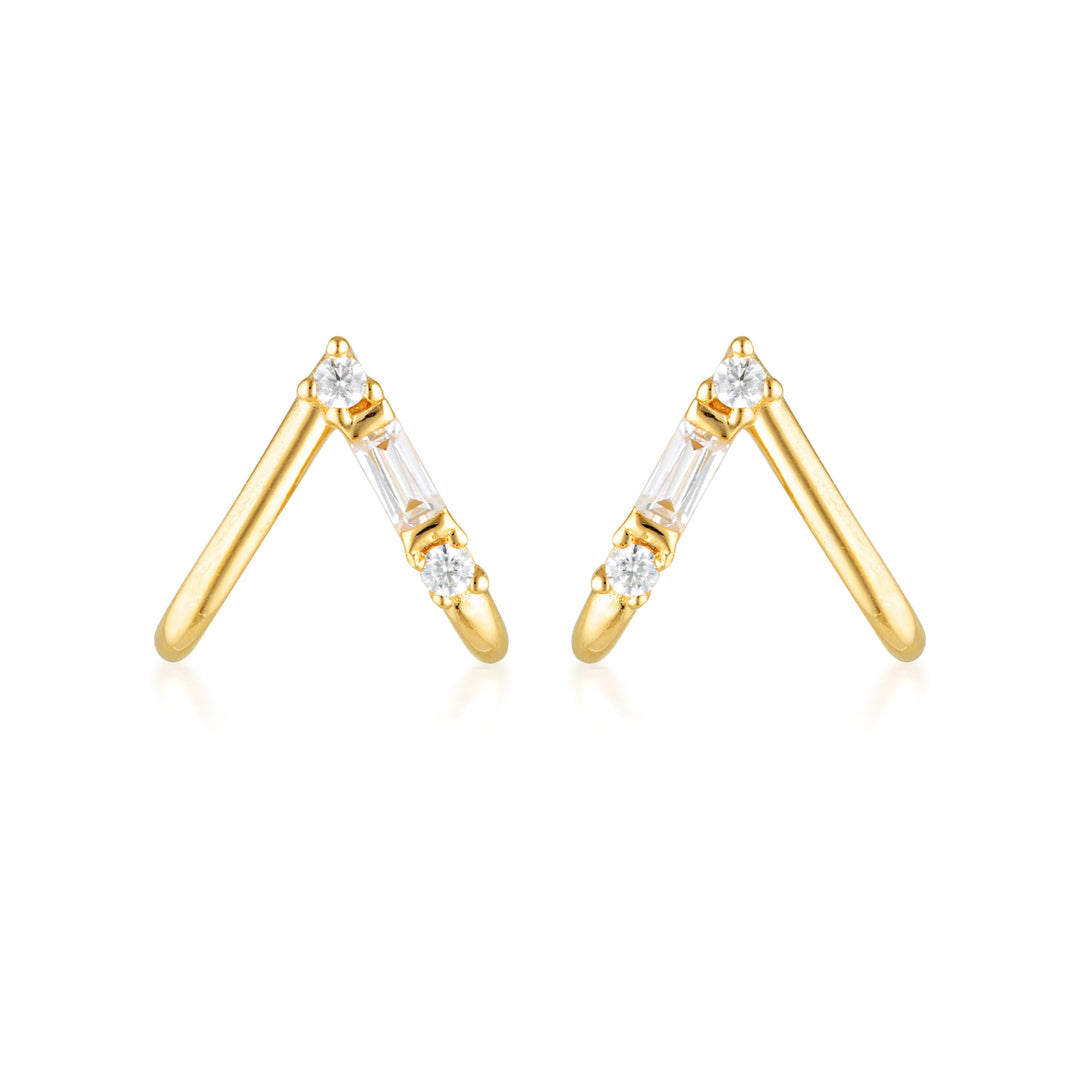 Georgini Earring Georgini The Layered Edit Tiga Earrings Gold Brand