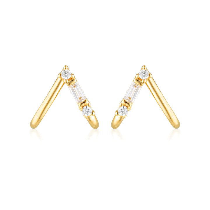 Georgini Earring Georgini The Layered Edit Tiga Earrings Gold Brand