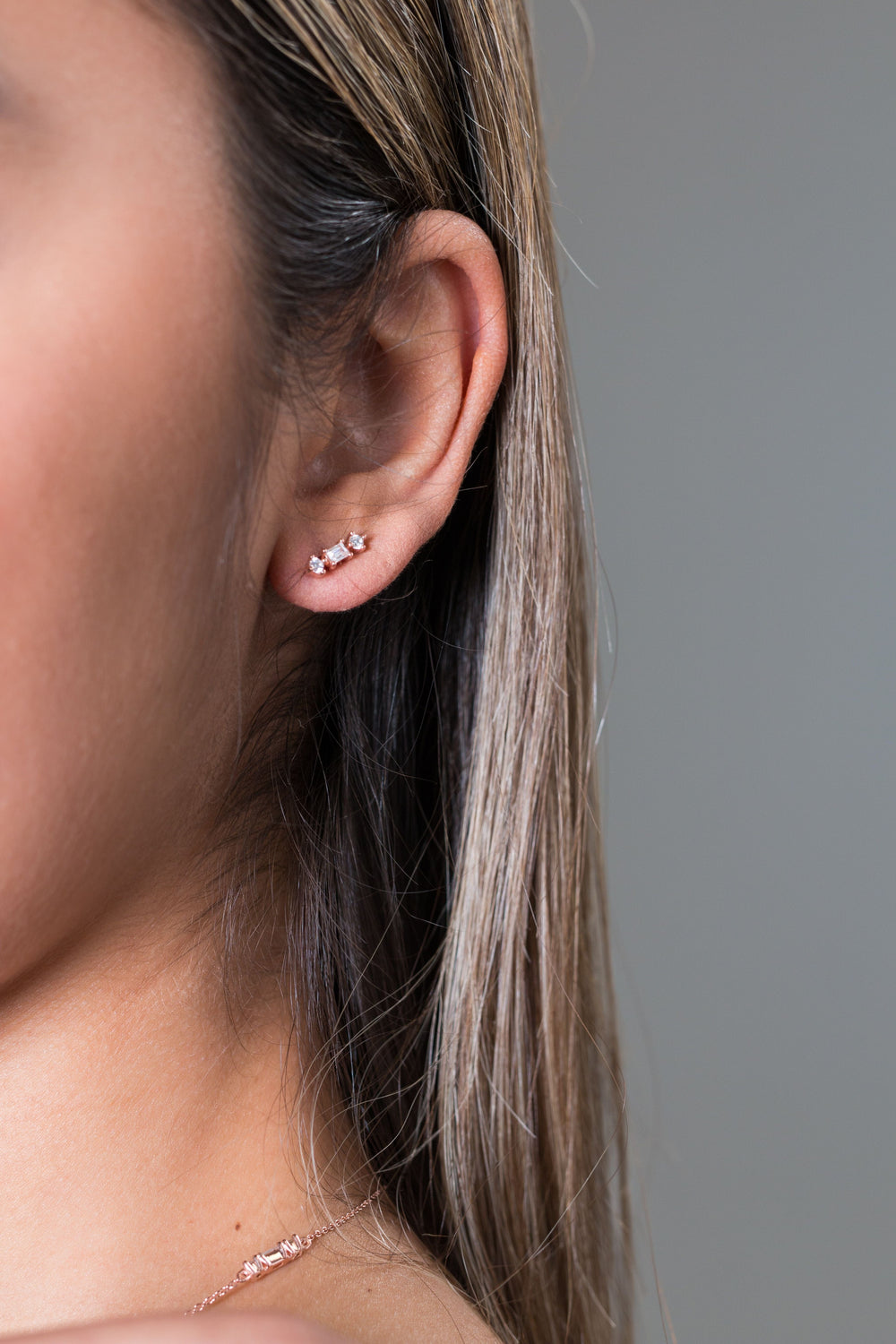 Georgini Earring Georgini The Layered Edit Tolu Earring Rose Gold Brand