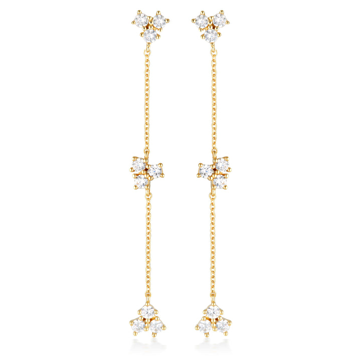 Georgini Earring Georgini The Layered Edit Trois Earrings Gold Brand