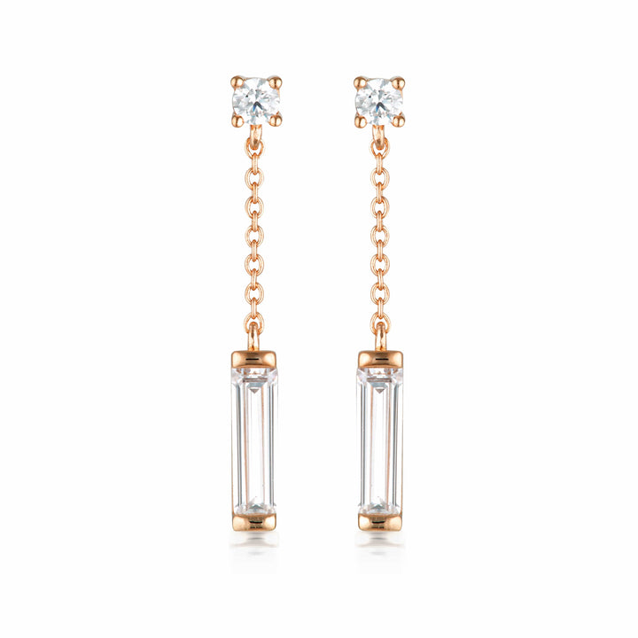 Georgini Earring Georgini The Layeted Edit Tlieta Earring Rose Gold Brand