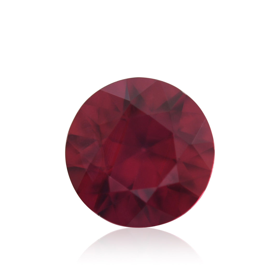 0.52 Carat Red MOZAMBIQUE Round Ruby