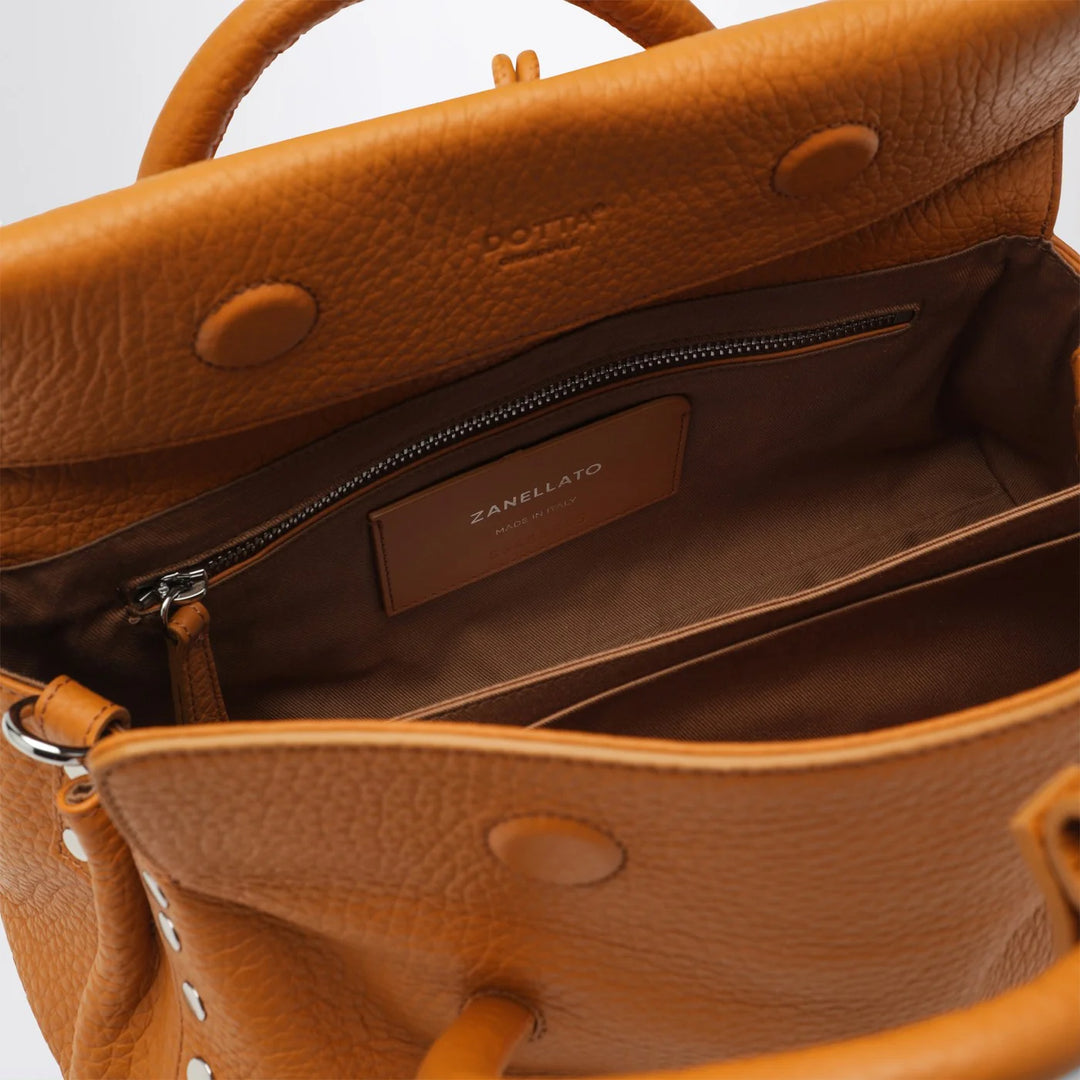 Zanellato - Dotta Centauro small tote bag in orange