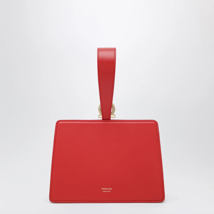 Ferragamo - Red double Gancini mini clutch