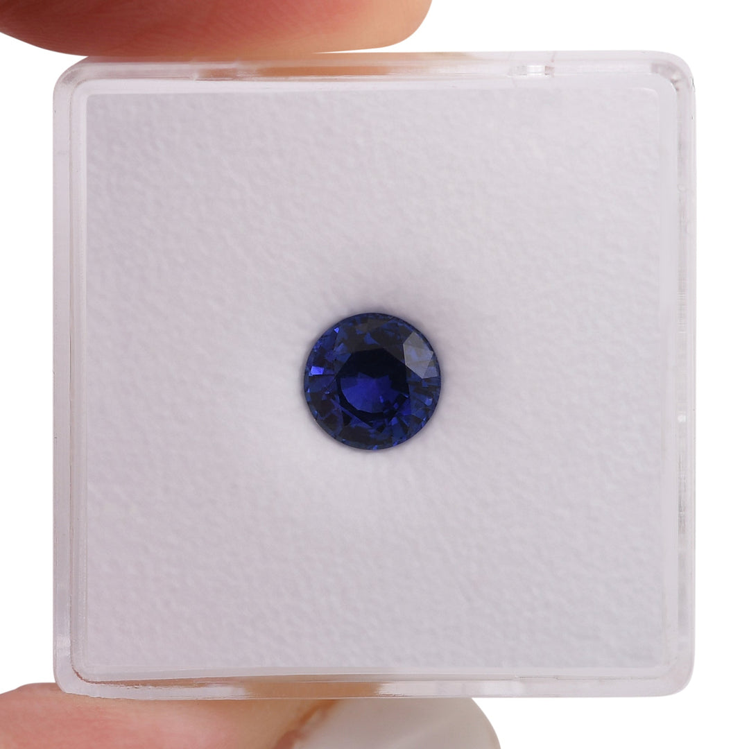 1.09 Carat Blue SRI LANKAN Round Sapphire