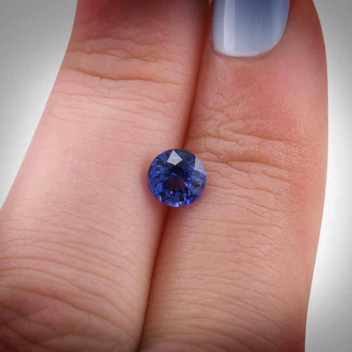 1.13 Carat Blue SRI LANKAN Round Sapphire
