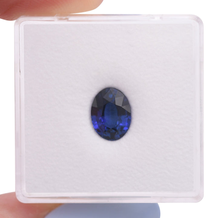 1.43 Carat Blue SRI LANKAN Oval Sapphire