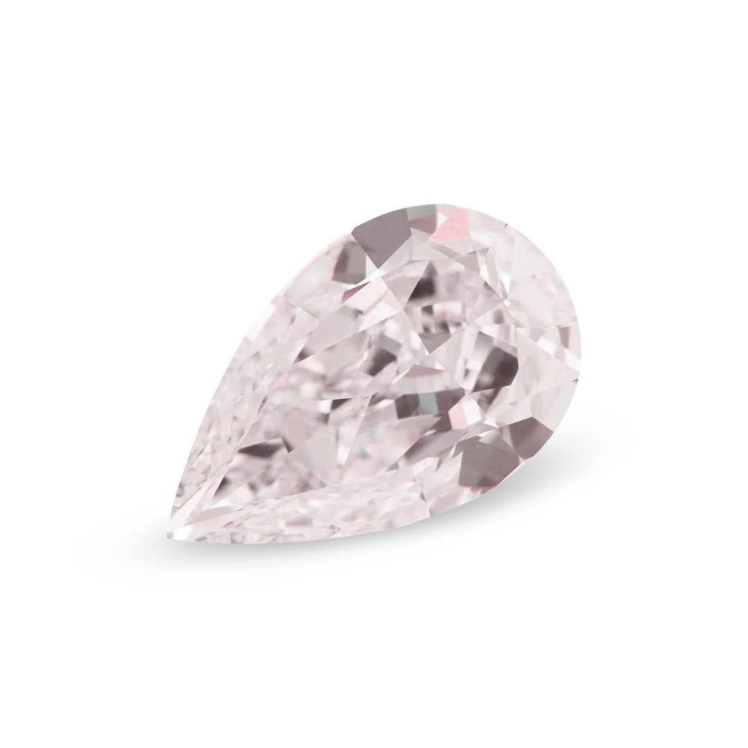 1.50 Carat Faint Pink Pear Diamond VS2 GIA