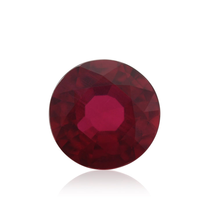 1.56 Carat Red MOZAMBIQUE Round Ruby CD