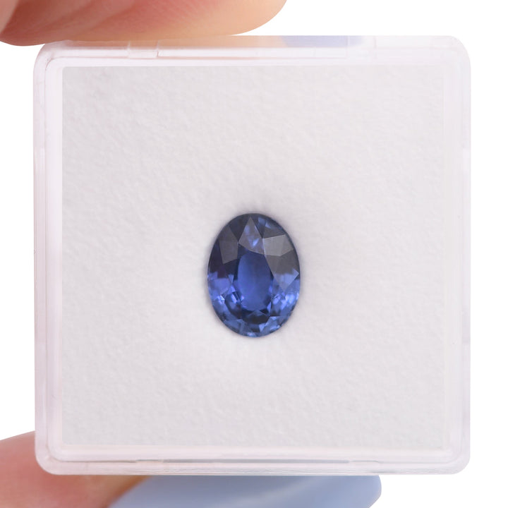 1.72 Carat Blue SRI LANKAN Oval Sapphire
