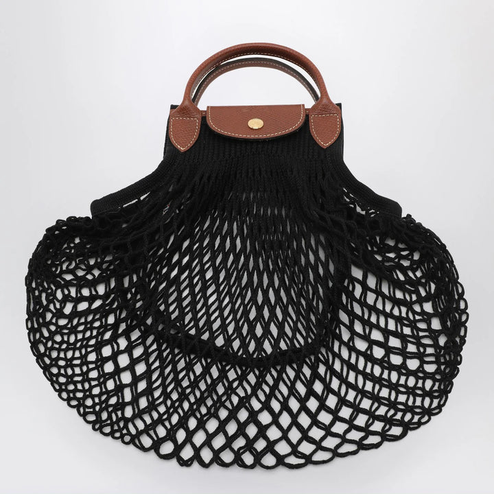 Longchamp - Black La Pliage Filet small