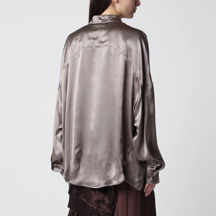 Dries Van Noten - Shirt Taupe Color in Silk