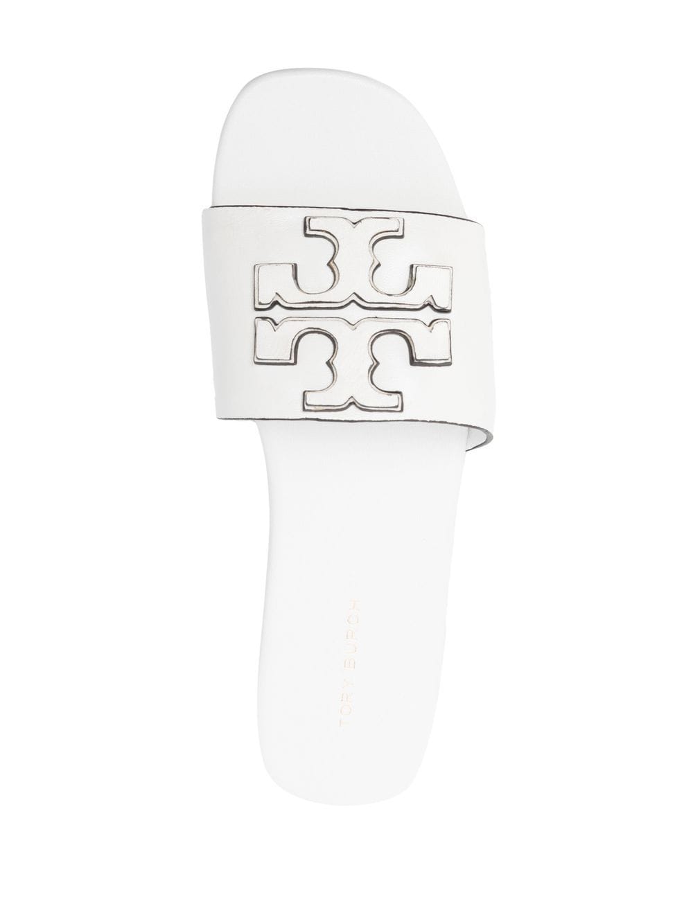 Tory Burch Logo Embossed Slides