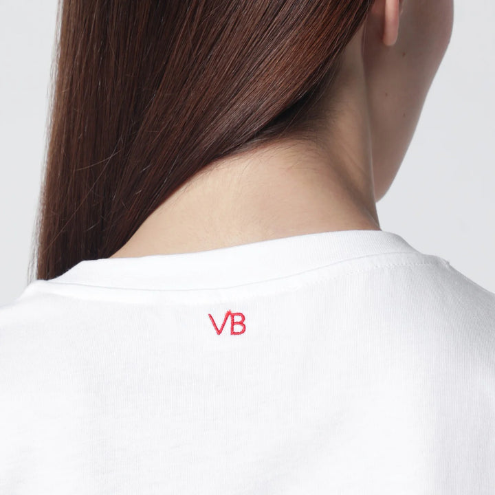 Victoria Beckham - White cotton “It’s Fine” T-shirt
