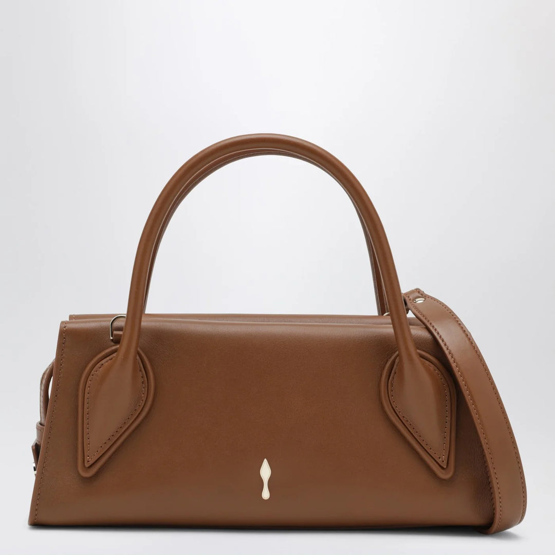 Christian Louboutin - Venus crossbody bag in brown calf leather