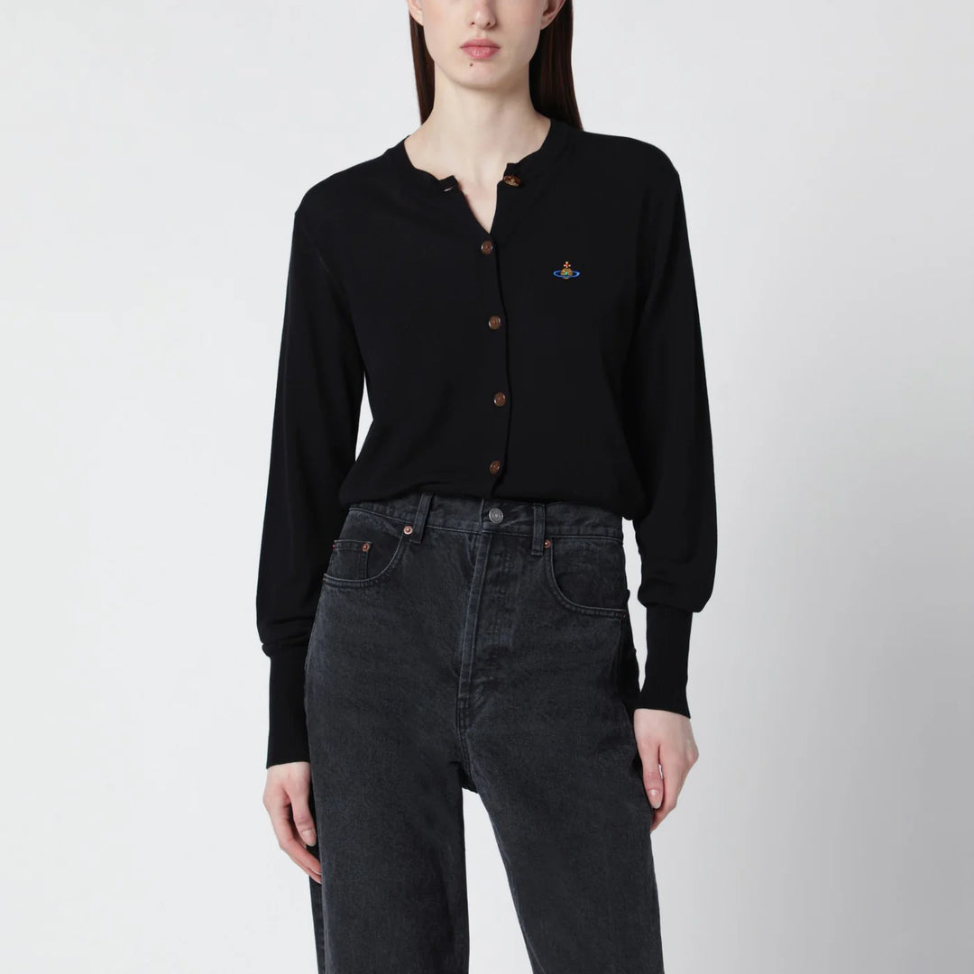 Vivienne Westwood - Black cotton cardigan
