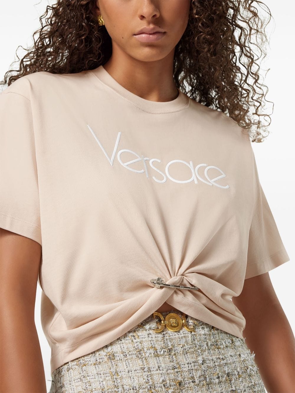 Topwear Versace T-shirts and Polos Powder Brand