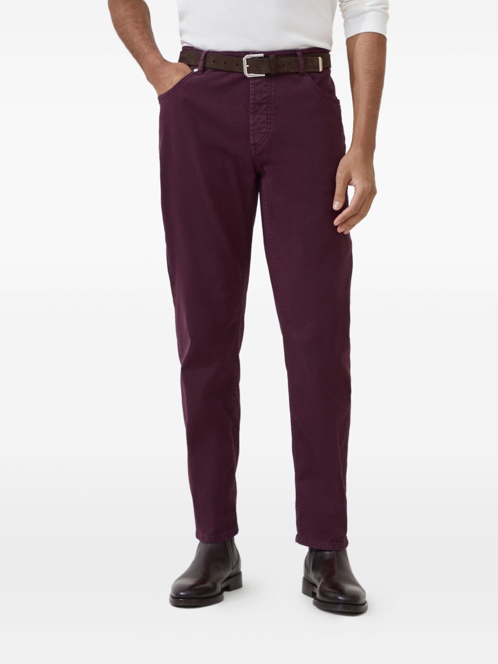 Brunello Cucinelli Trousers Bordeaux