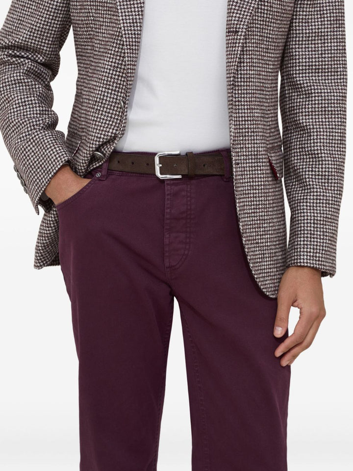Brunello Cucinelli Trousers Bordeaux