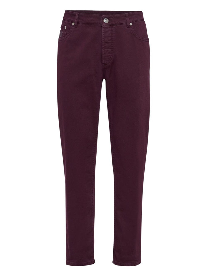 Brunello Cucinelli Trousers Bordeaux