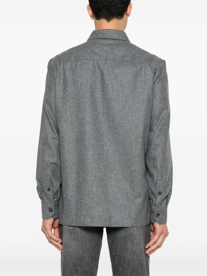 Brunello Cucinelli Shirts Grey