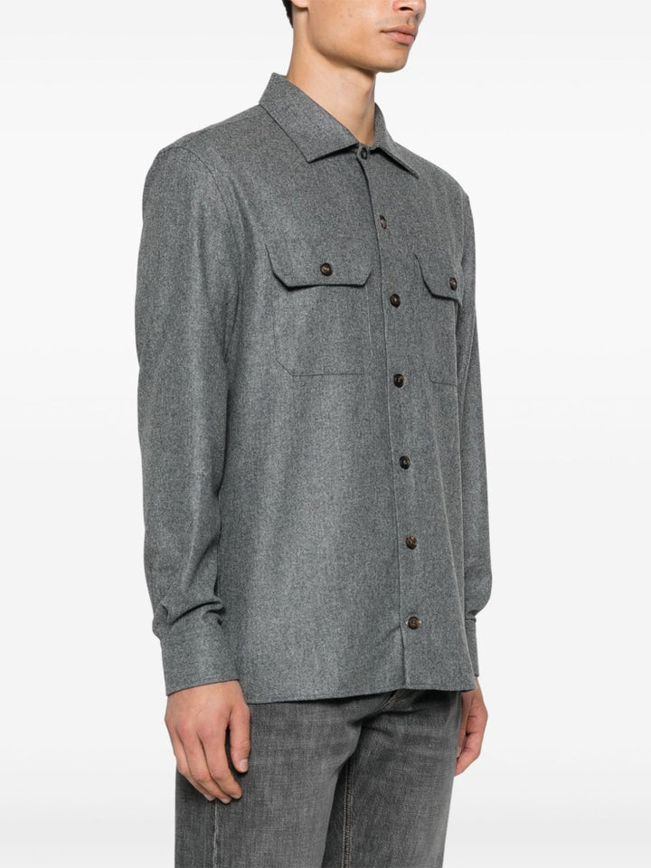Brunello Cucinelli Shirts Grey