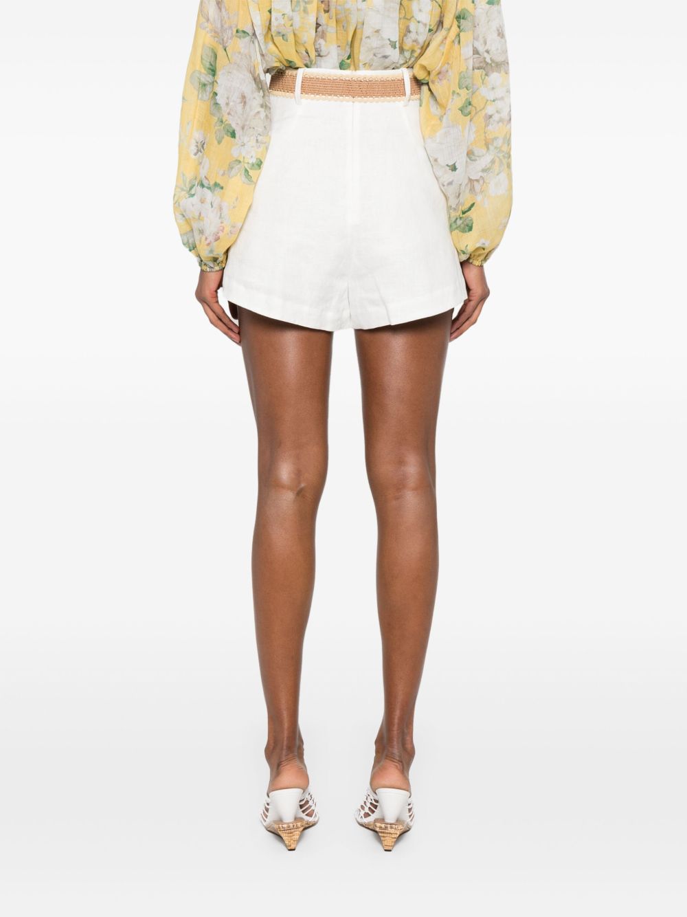 Zimmermann Shorts Ivory