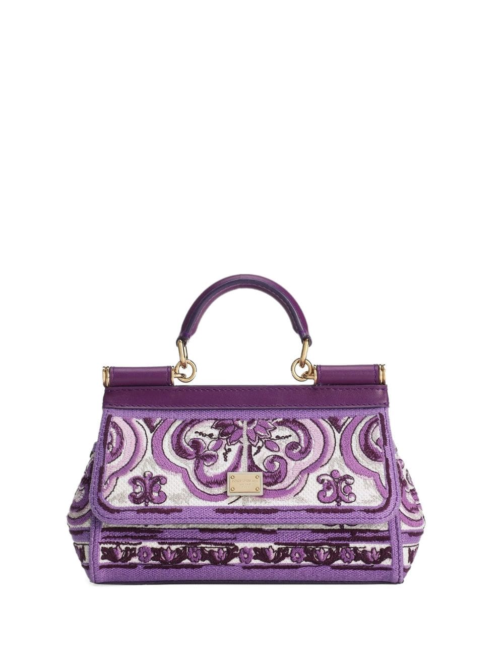 Handbag UNI Dolce & Gabbana Small Sicily handbag with Maiolica embroidery Brand