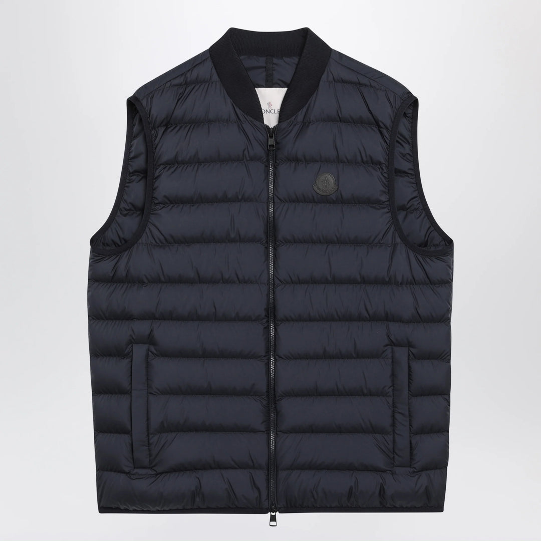 Moncler - Blue quilted Froissel waistcoat
