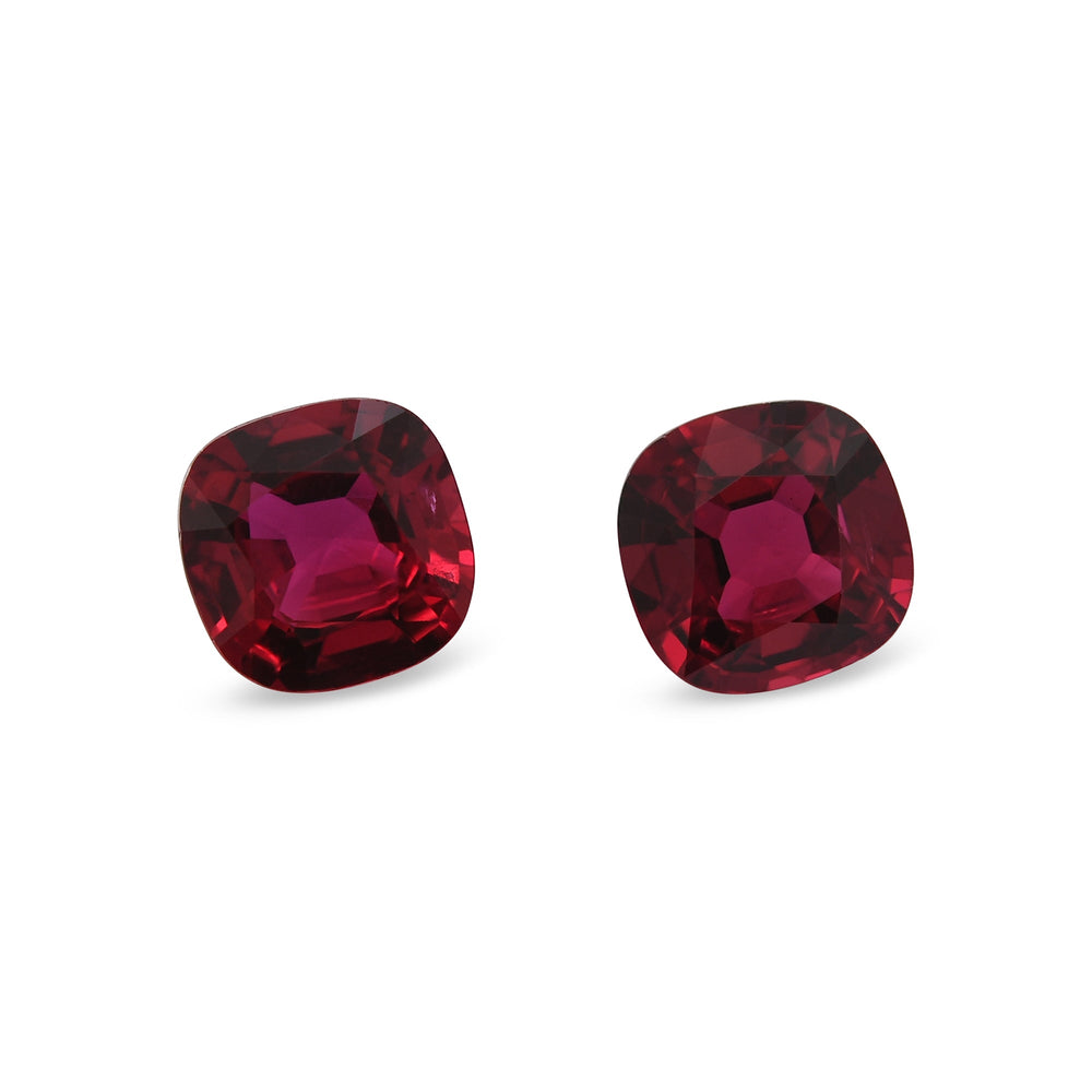 2.05 Carat Red MOZAMBIQUE Cushion Ruby CD