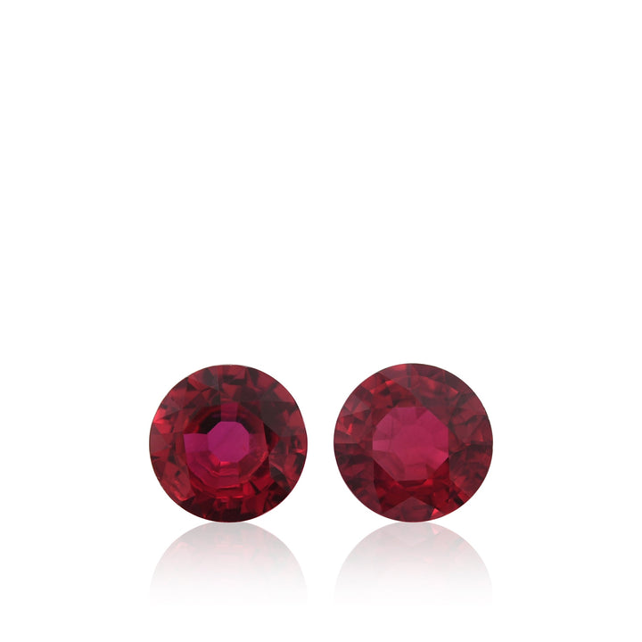 2.63 Carat Red MOZAMBIQUE Round Ruby CD
