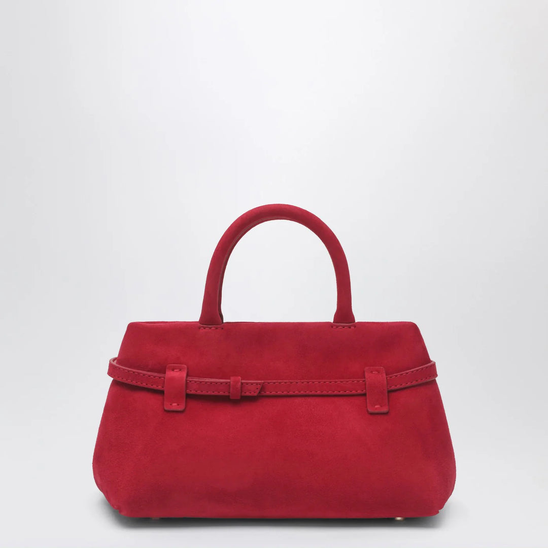 Manu Atelier - Le Cambon 25 red suede bag