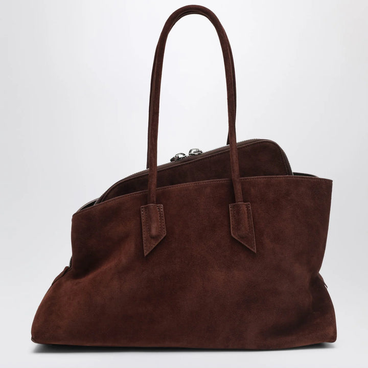 The Attico - La Passeggiata Medium Light Chocolate bag