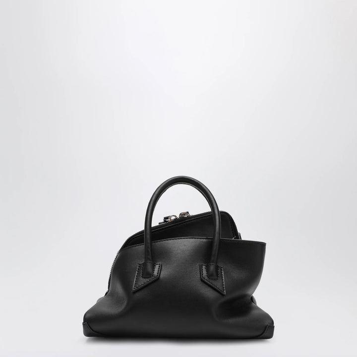 The Attico - Black leather La Passeggiata Mini bag