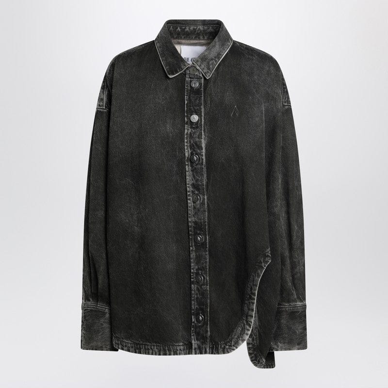 Coats & Jackets The Attico - Black washed denim shirt - 42 IT Brand
