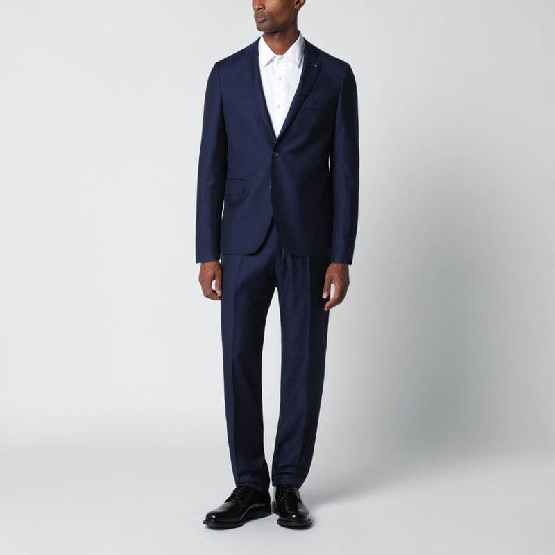 Suits Tagliatore - Blue wool single-breasted suit - 54 IT Brand