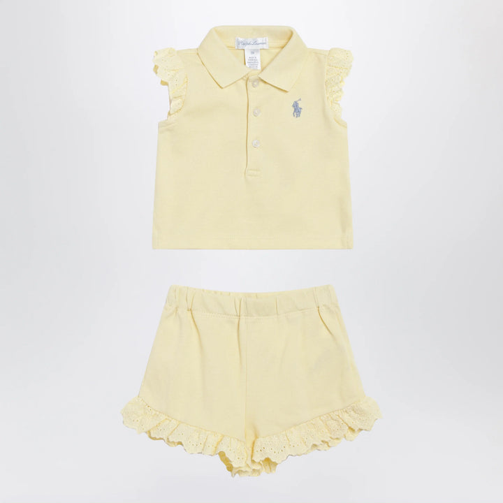 Polo Ralph Lauren - Light yellow two-piece cotton set