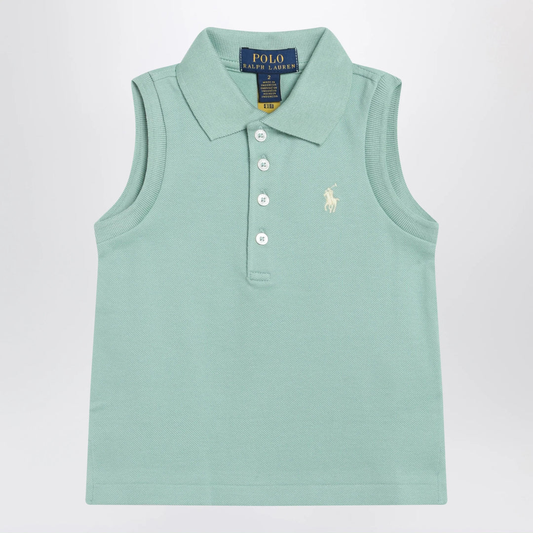 Polo Ralph Lauren - Aquamarine sleeveless cotton polo