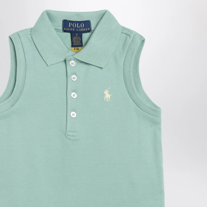 Polo Ralph Lauren - Aquamarine sleeveless cotton polo