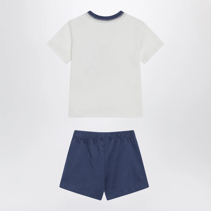 Polo Ralph Lauren - White/blue Polo Bear two-piece set