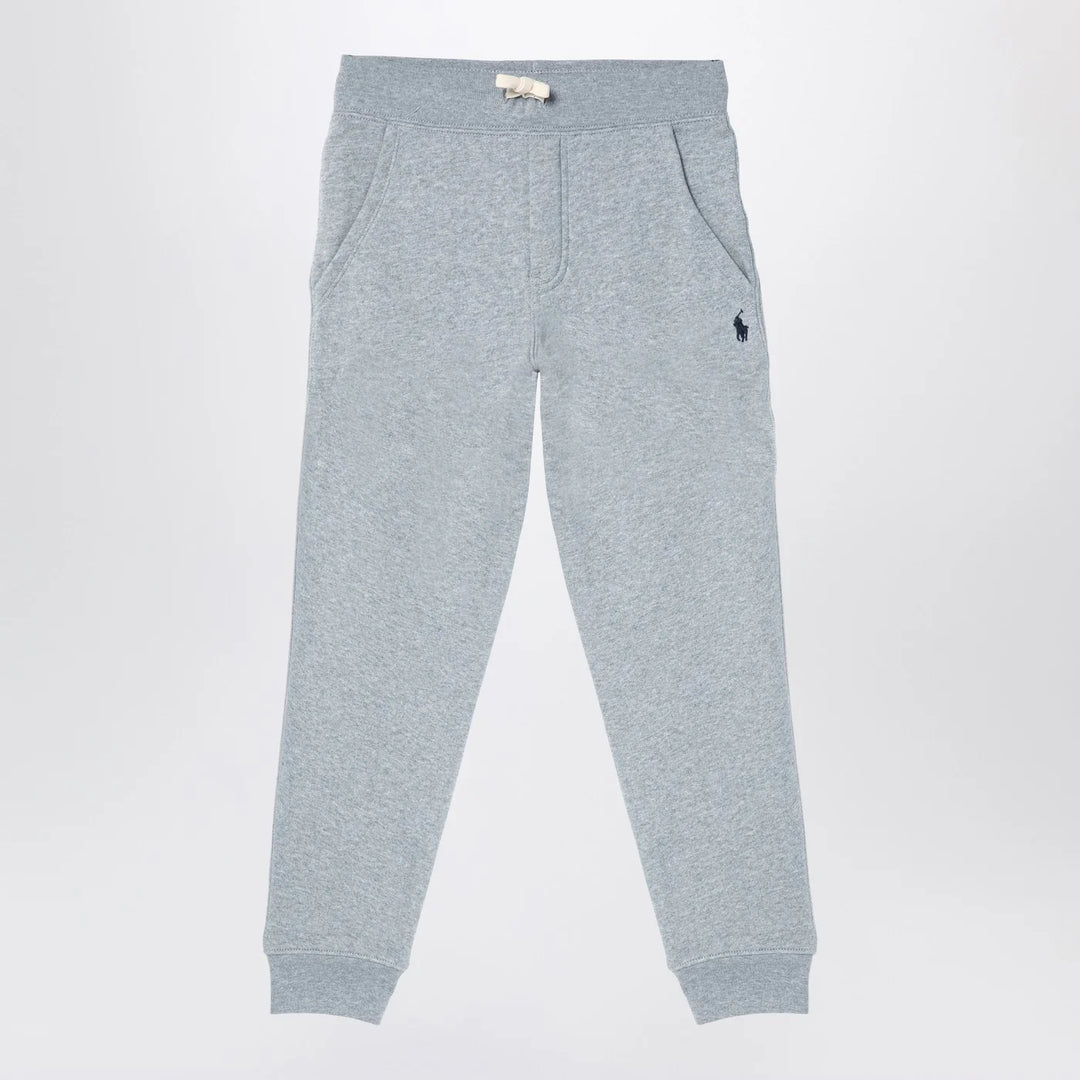 Polo Ralph Lauren - Grey cotton-blend jogging trousers