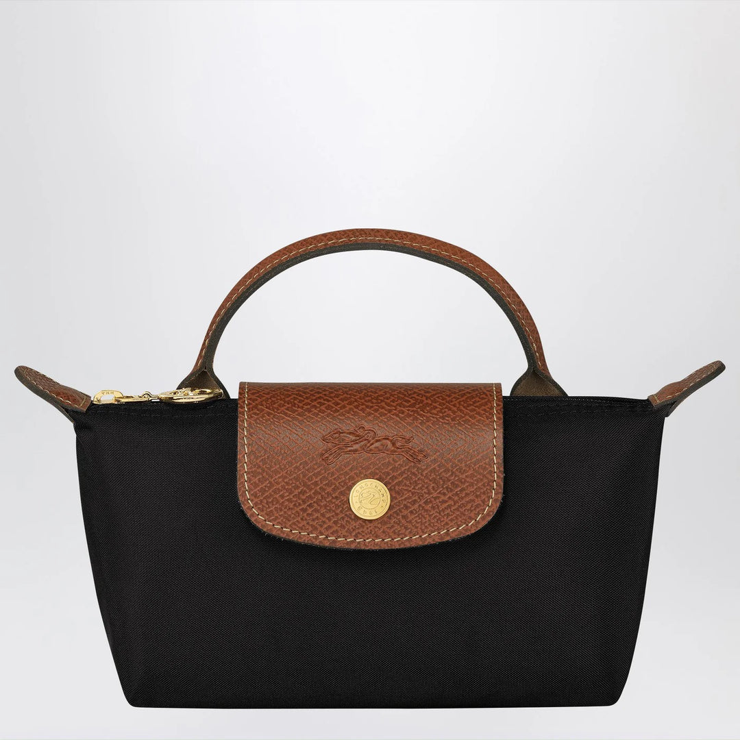 Longchamp - Le Pliage Original black clutch bag